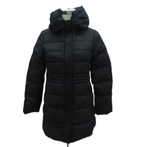 ダウンコート ミドル丈 38 M 黒 ブラック /HO5 GY61