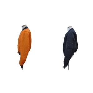 ALPHA INDUSTRIES INDUSTRIES MA-1 フライトジャケット リバーシブル L ネイビー 紺 オレンジ ジップアップ