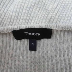 Theory セーター ニット コットン カシミヤ混 長袖 S グレー /SM4 GY61
