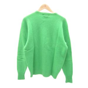 Polo by Ralph Lauren セーター ニット 長袖 クルーネック LL 黄緑 ライトグリーン 刺繍 /SY3 GY61