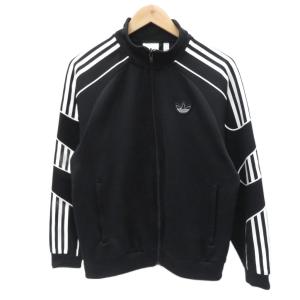 ジャージ トラックジャケット M 黒 ブラック トレフォイルロゴ /NM3 GY61