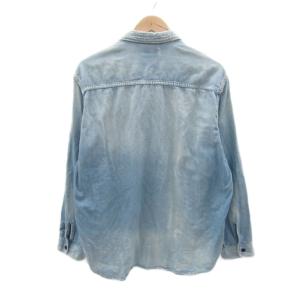 Ron Herman デニムシャツ 長袖 XL ライトブルー 水色 3620700128 /SY38 GY61