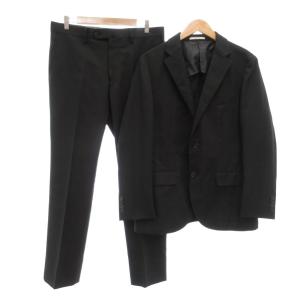 TROTTER スーツ セットアップ ジャケット パンツ 40L 42 黒 ブラック /UO GY61