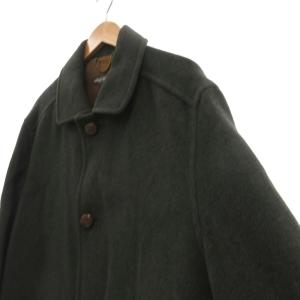 Brooks Brothers コート カシミヤ混 UK40 緑 グリーン イングランド製 /UO GY61
