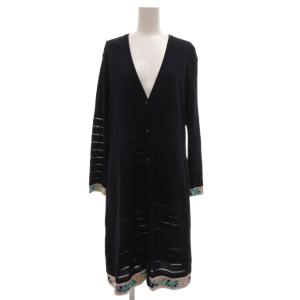 ロングカーディガン 40 ネイビー