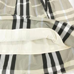 23区 ギャザースカート L 橙色 チェック柄 /SJ GY58