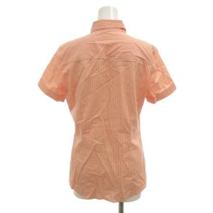 Brooks Brothers シャツ 2 ピンク ストライプ柄 半袖 /NU GY58