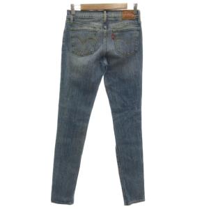 Levi's スキニーデニムパンツ W26 L32 インディゴブルー ダメージ加工 19560-0059