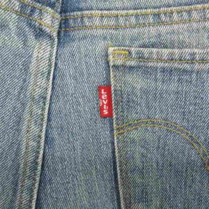 Levi's スキニーデニムパンツ W26 L32 インディゴブルー ダメージ加工 19560-0059