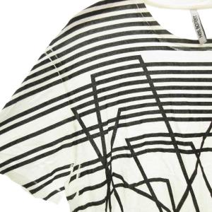Neil Barrett プリントTシャツ 半袖 L 総柄 黒 ブラック 白 ホワイト /GV GY58
