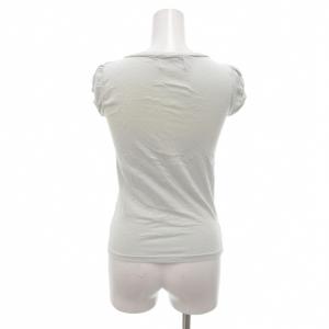 JUICY COUTURE 半袖Tシャツ Tシャツ 水色 ライトブルー プリント 花柄 パフスリーブ /NL GY58