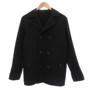 black label ピーコート ダブルブレスト ジャケット リバーシブル 黒 ブラック /UO GY58