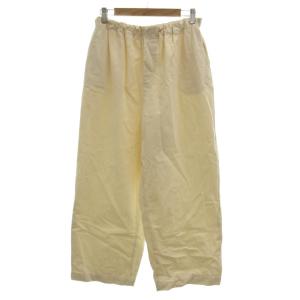 イージーパンツ 2 ナチュラルカラー ワイドシルエット クロップド丈 /UO GY58