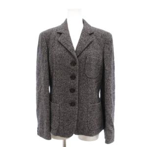 ツイード ジャケット シルク混 42 グレー系 /UO GY58
