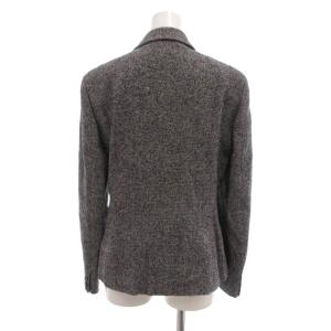 Max Mara ツイード ジャケット シルク混 42 グレー系 /UO GY58