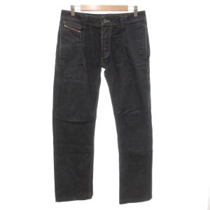 ジーンズ デニムパンツ ストレート 30 黒 ブラック /YJ GY61