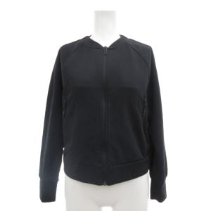 美品 ブルゾン S 黒 ブラック 無地 ノーカラー 長袖 /YJ GY61