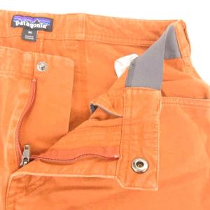 Patagonia メンズ・ベンガ・ロック・パンツ 30 オレンジ  ウエスト切り替えデザイン ジッパー付きサイドポケット