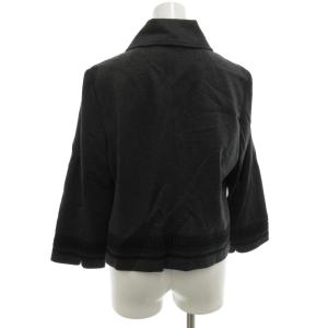 Leilian セットアップ ジャケット ロングスカート 総裏地 レース 11 グレー /GV GY61