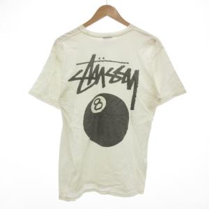 8ボールTシャツ 半袖 クルーネック M ロゴ 白 ホワイト 黒 ブラック /GV GY61