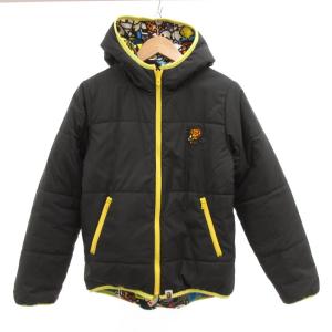 リバーシブル中綿ジャケット ブルゾン 総柄 S マルチカラー /JS GY61