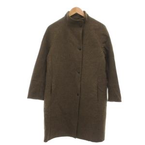 スタンドカラーコート カシミヤ 9 ブラウン カーキ系 B0344FWC247 /UO GY61