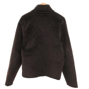Carhartt ベロアジャケット ブルゾン ジップアップ ロゴ 黒 ブラック /JS GY61