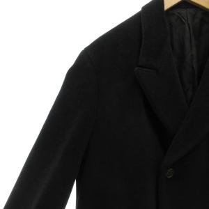 Y's for men YOHJIYAMAMOTO ダブルブレストウールコート S ブラック