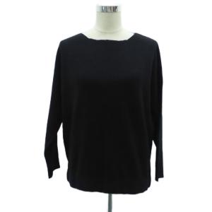 ニット セーター 38 M 黒 ブラック 長袖 /HO30 GY58