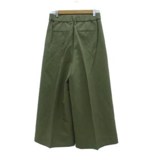 JOSEPH ガウチョパンツ ワイドパンツ 38 M カーキ 七分丈 /HO49 GY58