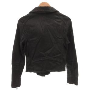 DIESEL ライダースジャケット フェイクレザー S 黒 ブラック /FF GY59