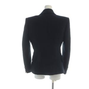 BALMAIN 1Bテーラードジャケット シルク 38 ネイビー