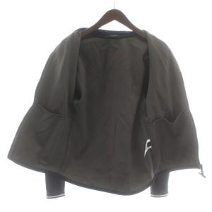 LOUIS VUITTON ジャケット ナイロン ジップアップ S ブラウン ブラック ブルー RM181