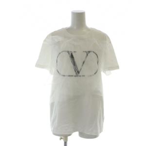 レース ロゴ Tシャツ カットソー 半袖 フリル XXS 白 ホワイト /MQ
