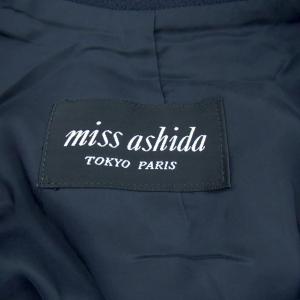 miss ashida フレアスカート ミモレ丈 ウール 9 紺 ネイビー 無地 /SY37 GY58