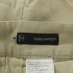 DSQUARED2 13AW チノパンツ チノパン ジップフライ 48 ベージュ S71KA0698 S39021 /XZ