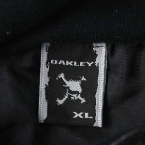 OAKLEY ダウンベスト XL 黒 ブラック ドット柄 スタンドカラー /KW GY57