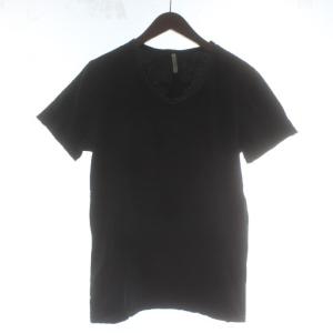 WLG Tシャツ カットソー 半袖 Vネック 星 スター M 黒 ブラック /XZ GY57