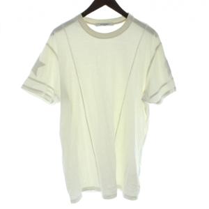 スターワッペン Tシャツ カットソー 半袖 星 XS 白 ホワイト /KW GY57