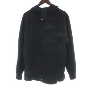 UNDER ARMOUR UNDERARMOUR セットアップ パーカー ジョガーパンツ スウェット ジャンパー XL 黒 ブラック 長ズボン /KW GY57