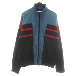 COUTURE トラックジャケット ブルゾン ナイロン ハイネック ジップアップ ライン ロゴ 刺繍 48