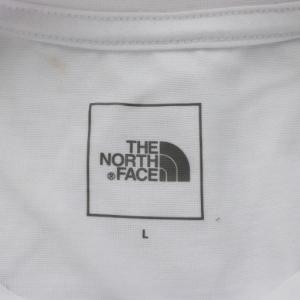 THE NORTH FACE Tシャツ カットソー 半袖 クルーネック ロゴ プリント L 白 ホワイト マルチカラー NT32134