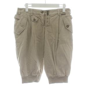 ジョッパー クロップドパンツ ひざ丈 裾リブ 26/40 ベージュ /XZ GY57
