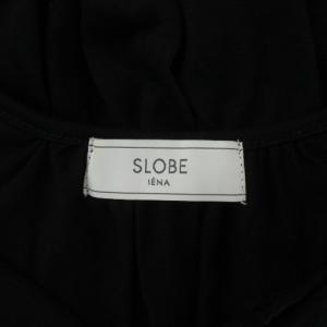 SLOBE IENA ワンピース ノースリーブ ロング Vネック 黒 ブラック 19-040-912-3020-1-0 /XZ