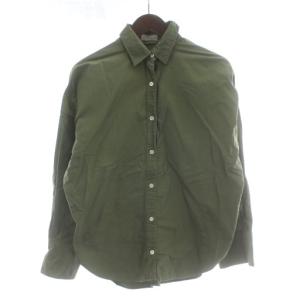 シャツ ブラウス 長袖 36 カーキ /XZ GY60