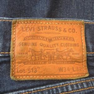 Levi's 513 ジーンズ W34 L32 インディゴ