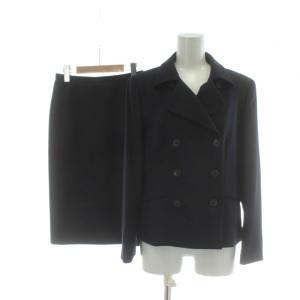 スーツ ウール 黒 ブラック 無地 ダブルブレスト 長袖 /PP GY60