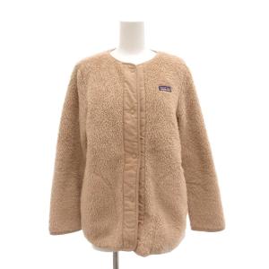 ボアジャケット XL クルーネック ロゴ ピンク /AE GY60