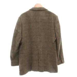 Brooks Brothers テーラードジャケット 総裏地 シングル チェック柄 総柄 カーキ /AE GY60
