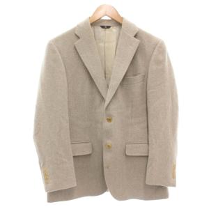 テーラードジャケット 総裏地 シングル ヘリンボーン ベージュ  AE GY60
